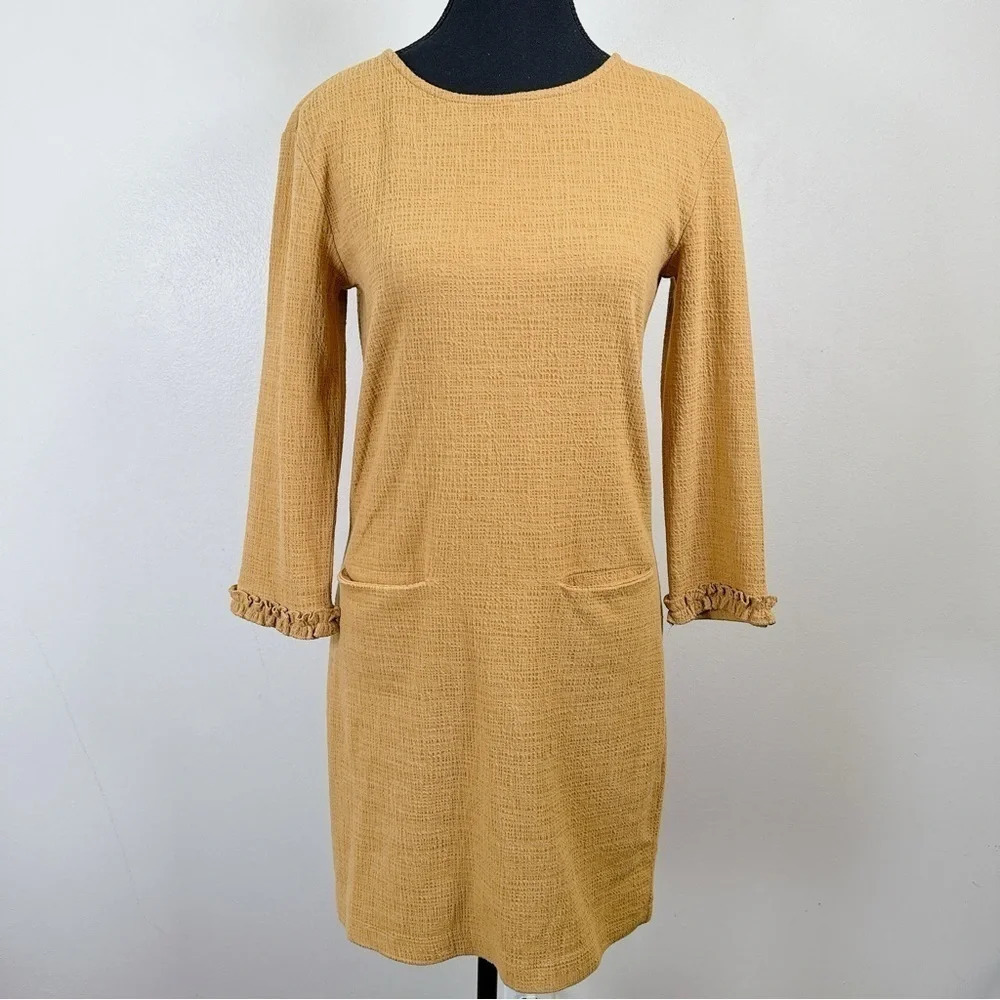 Cynthia Rowley Cotton Three Quarter Sheath Dress